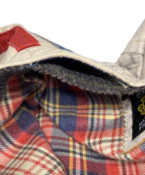 Schott（ショット）Schott (ショット) レーサージャケット ホワイト サイズ:XSの古着・服飾アイテム