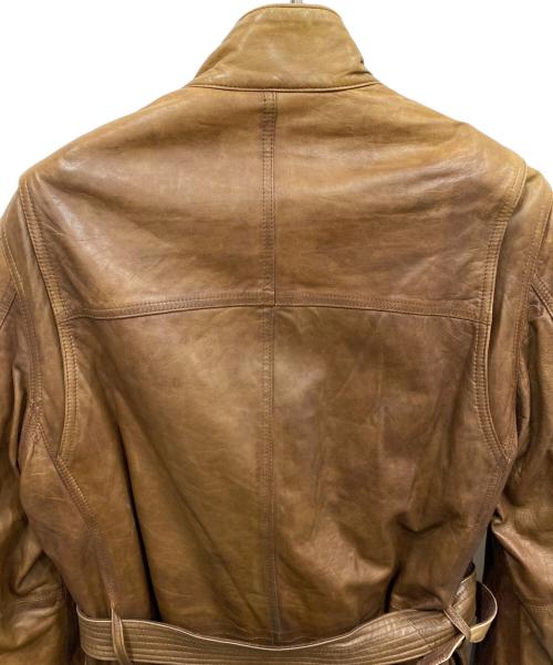 AVIREX（アヴィレックス）AVIREX (アヴィレックス) レザージャケット ブラウン サイズ:Ｌの古着・服飾アイテム