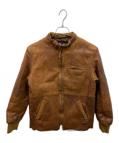 中古・古着通販】Schott (ショット) レザージャケット ブラウン サイズ 中古・古着通販】Schott (ショット) レザージャケット ブラウン サイズ