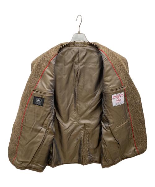 J.PRESS（ジェイプレス）J.PRESS (ジェイプレス) パッチドツイードジャケット ブラウン サイズ:Lの古着・服飾アイテム