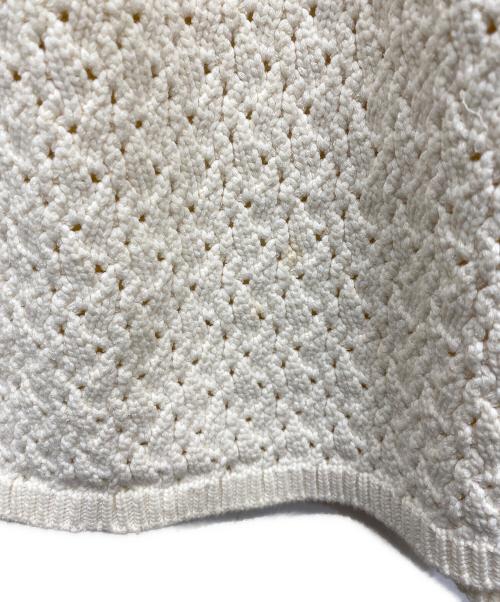 RED VALENTINO（レッドヴァレンティノ）RED VALENTINO (レッドヴァレンティノ) ニットワンピース ホワイト サイズ:Lの古着・服飾アイテム