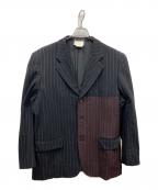 COMME des GARCONS HOMME PLUSコムデギャルソンオムプリュス）の古着「デザインジャケット」｜ブラック