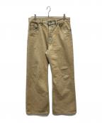 Acne studiosアクネ ストゥディオズ）の古着「デニムパンツ」｜ブルー×ベージュ