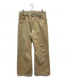 Acne studios（アクネ ストゥディオズ）の古着「デニムパンツ」｜ブルー×ベージュ