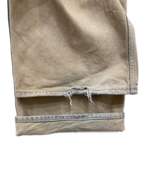 Acne studios（アクネ ストゥディオズ）Acne studios (アクネ ストゥディオズ) デニムパンツ ブルー×ベージュ サイズ:31の古着・服飾アイテム