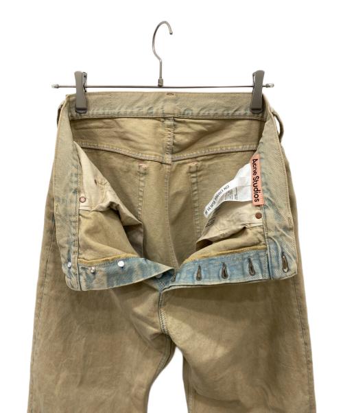 Acne studios（アクネ ストゥディオズ）Acne studios (アクネ ストゥディオズ) デニムパンツ ブルー×ベージュ サイズ:31の古着・服飾アイテム