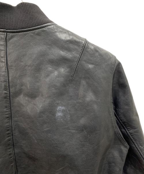 nano・universe（ナノ・ユニバース）nano・universe (ナノ・ユニバース) シングルライダースジャケット ブラック サイズ:40の古着・服飾アイテム