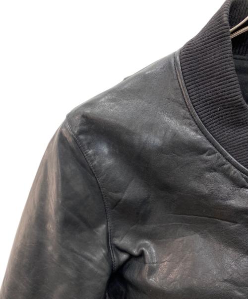 nano・universe（ナノ・ユニバース）nano・universe (ナノ・ユニバース) シングルライダースジャケット ブラック サイズ:40の古着・服飾アイテム