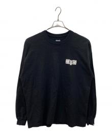 NEIGHBORHOOD×BOUNTY HUNTER（ネイバーフッド×バウンティハンター）の古着「長袖プリントカットソー」｜ブラック