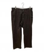 ARMANI COLLEZIONIアルマーニ コレツィオーニ）の古着「チェックパンツ」｜ブラウン