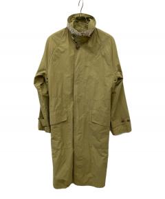 中古・古着通販】PRADA (プラダ) ステンカラーコート ネイビー サイズ