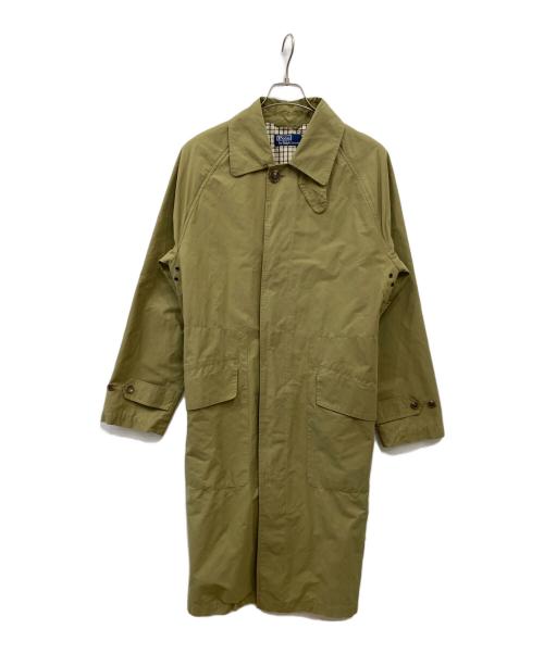 POLO RALPH LAUREN（ポロ・ラルフローレン）POLO RALPH LAUREN (ポロ・ラルフローレン) ラグランステンカラーコート グリーン サイズ:Mの古着・服飾アイテム