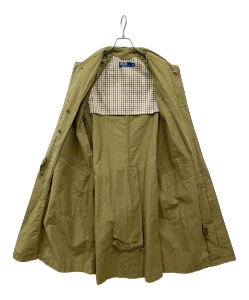 POLO RALPH LAUREN（ポロ・ラルフローレン）POLO RALPH LAUREN (ポロ・ラルフローレン) ラグランステンカラーコート グリーン サイズ:Mの古着・服飾アイテム