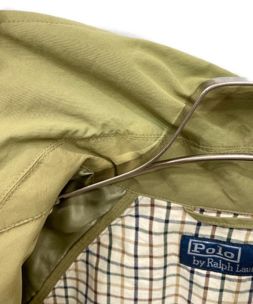 POLO RALPH LAUREN（ポロ・ラルフローレン）POLO RALPH LAUREN (ポロ・ラルフローレン) ラグランステンカラーコート グリーン サイズ:Mの古着・服飾アイテム