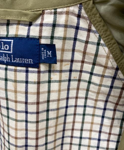 POLO RALPH LAUREN（ポロ・ラルフローレン）POLO RALPH LAUREN (ポロ・ラルフローレン) ラグランステンカラーコート グリーン サイズ:Mの古着・服飾アイテム