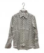 MACKINTOSH PHILOSOPHYマッキントッシュ フィロソフィー）の古着「総柄シャツ」｜ホワイト