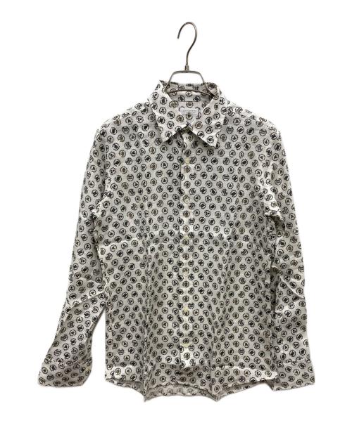 MACKINTOSH PHILOSOPHY（マッキントッシュ フィロソフィー）MACKINTOSH PHILOSOPHY (マッキントッシュ フィロソフィー) 総柄シャツ ホワイト サイズ:38の古着・服飾アイテム