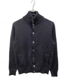 Zanone（ザノーネ）の古着「ハイネックカーディガン」｜グレー