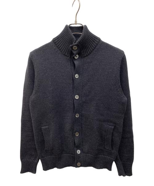 Zanone（ザノーネ）Zanone (ザノーネ) ハイネックカーディガン グレー サイズ:48の古着・服飾アイテム