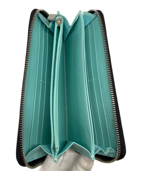 TIFFANY & Co.（ティファニー）Tiffany & Co. (ティファニー) ラウンドジップウォレット ブラックの古着・服飾アイテム
