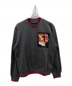 DOLCE & GABBANAドルチェ＆ガッバーナ）の古着「クルーネックスウェット」｜ブラック