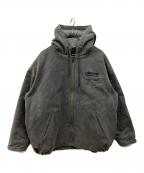 HUFハフ）の古着「LANDSCAPING HOODED JACKET」｜ブラック
