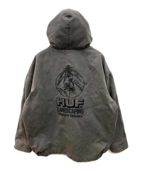 HUF（ハフ）HUF (ハフ) LANDSCAPING HOODED JACKET ブラック サイズ:不明の古着・服飾アイテム