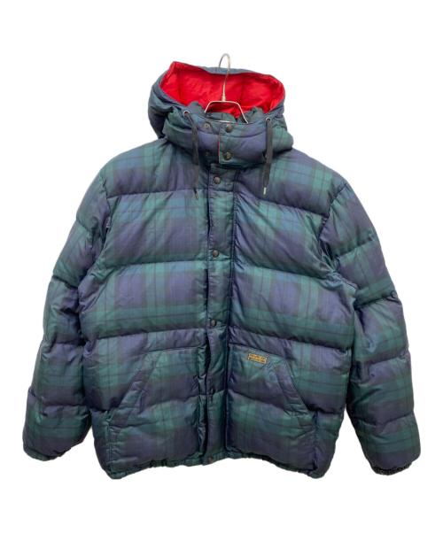POLO RALPH LAUREN（ポロ・ラルフローレン）POLO RALPH LAUREN (ポロ・ラルフローレン) ダウンジャケット ネイビー×グリーン サイズ:XLの古着・服飾アイテム