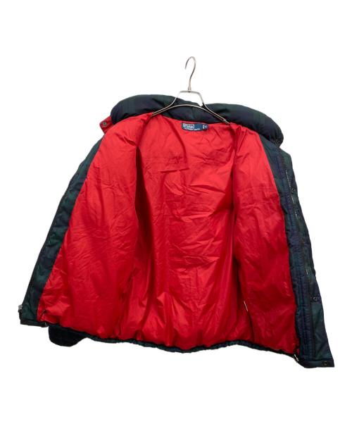 POLO RALPH LAUREN（ポロ・ラルフローレン）POLO RALPH LAUREN (ポロ・ラルフローレン) ダウンジャケット ネイビー×グリーン サイズ:XLの古着・服飾アイテム