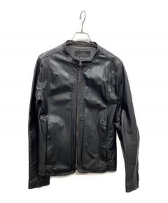 中古・古着通販】Shama (シャマ) レザージャケット ブラック サイズ:38