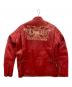 DOG FIGHT (ドッグファイト) シングルライダースジャケット レッド サイズ:5：12000円