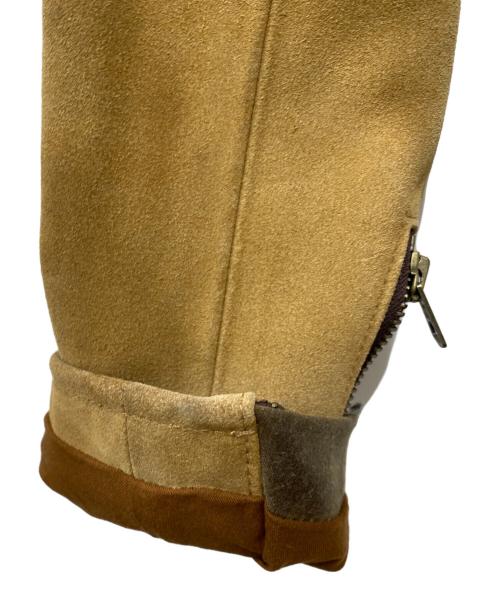 Schott（ショット）Schott (ショット) 7383 ダブルライダースジャケット ベージュ サイズ:Mの古着・服飾アイテム