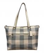 COACHコーチ）の古着「トートバッグ」｜ホワイト×グレー