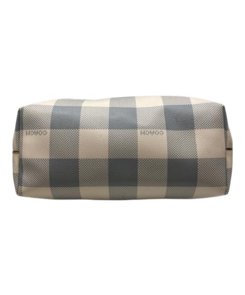 COACH（コーチ）COACH (コーチ) トートバッグ ホワイト×グレーの古着・服飾アイテム