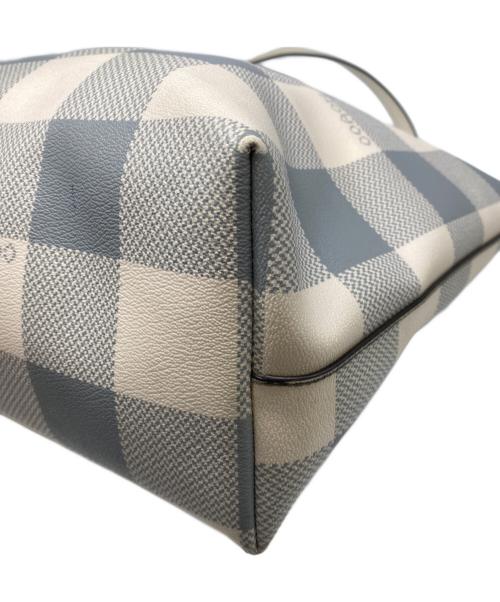 COACH（コーチ）COACH (コーチ) トートバッグ ホワイト×グレーの古着・服飾アイテム