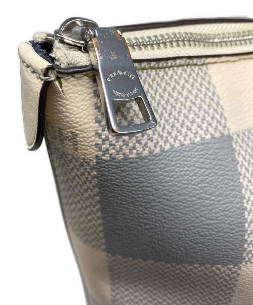 COACH（コーチ）COACH (コーチ) トートバッグ ホワイト×グレーの古着・服飾アイテム