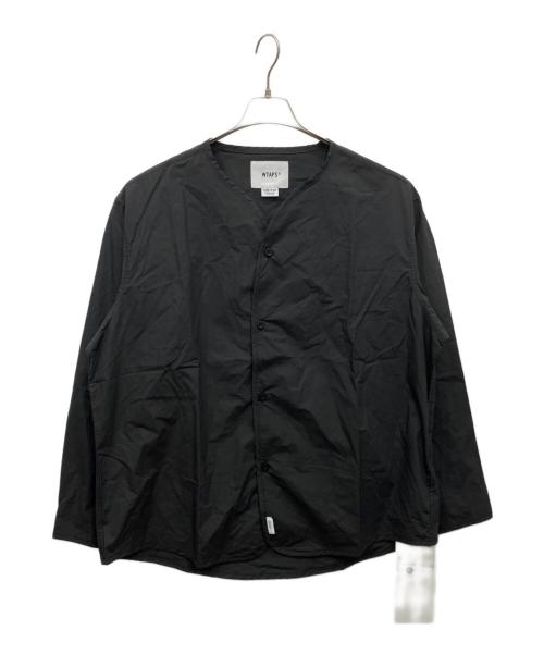 WTAPS（ダブルタップス）WTAPS (ダブルタップス) ノーカラーシャツ ブラック サイズ:X 03 未使用品の古着・服飾アイテム
