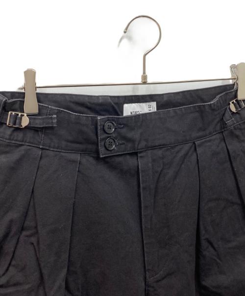 WTAPS（ダブルタップス）WTAPS (ダブルタップス) LEZ GLUCA TROUSERS COTTON CNVS ブラック サイズ:Mの古着・服飾アイテム