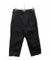 WTAPS（ダブルタップス）の古着「LEZ GLUCA TROUSERS COTTON CNVS」｜ブラック