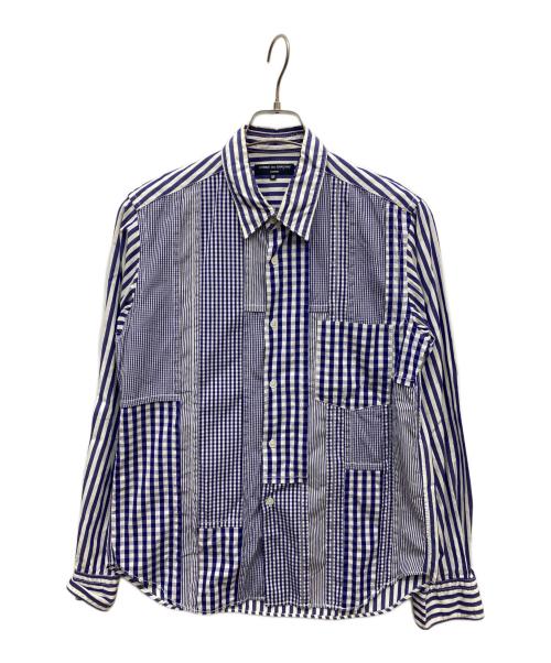 COMME des GARCONS（コムデギャルソン）COMME des GARCONS (コムデギャルソン) ストライプシャツ ブルー サイズ:Mの古着・服飾アイテム