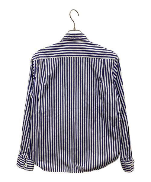 COMME des GARCONS（コムデギャルソン）COMME des GARCONS (コムデギャルソン) ストライプシャツ ブルー サイズ:Mの古着・服飾アイテム