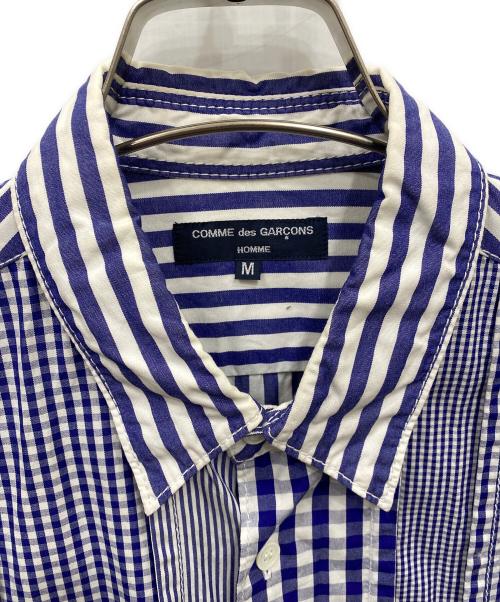 COMME des GARCONS（コムデギャルソン）COMME des GARCONS (コムデギャルソン) ストライプシャツ ブルー サイズ:Mの古着・服飾アイテム