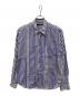 COMME des GARCONS（コムデギャルソン）の古着「ストライプシャツ」｜ブルー