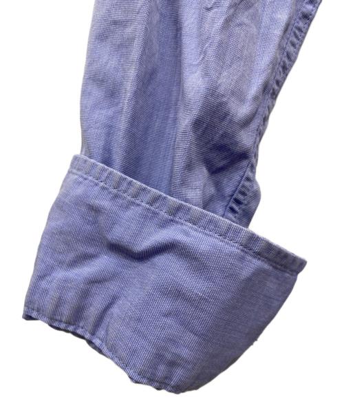 COMME des GARCONS JUNYA WATANABE MAN（コム デ ギャルソン ジュンヤ ワタナベ マン）COMME des GARCONS JUNYA WATANABE MAN (コム デ ギャルソン ジュンヤ ワタナベ マン) バックナイロン切替チェックシャツ ブルー サイズ:XSの古着・服飾アイテム