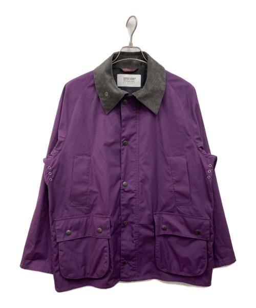 Hombre Nino（オンブレニーニョ）Hombre Nino (オンブレニーニョ) FIELD JACKET パープル サイズ:Mの古着・服飾アイテム