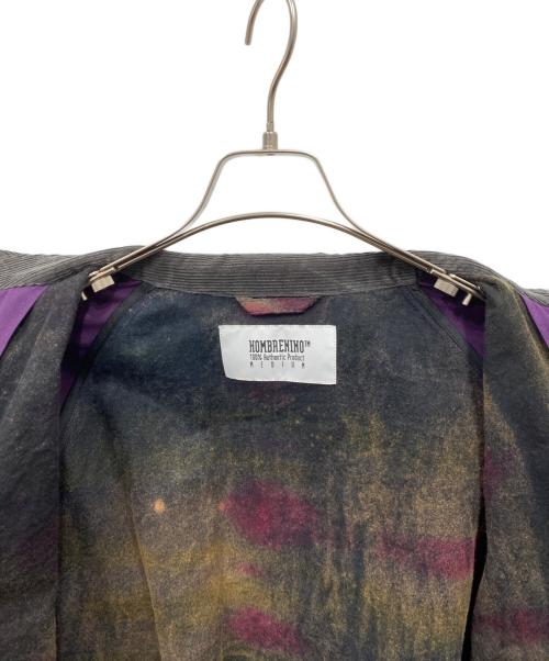 Hombre Nino（オンブレニーニョ）Hombre Nino (オンブレニーニョ) FIELD JACKET パープル サイズ:Mの古着・服飾アイテム