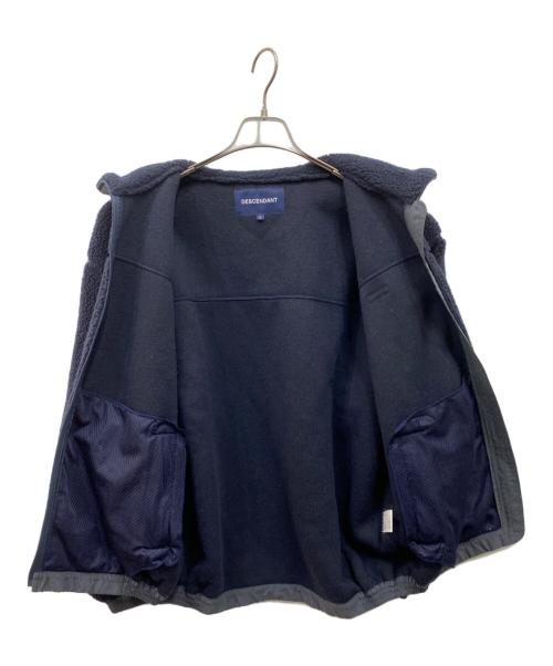 DESCENDANT（ディセンダント）DESCENDANT (ディセンダント) MANCHOT FLEECE JACKET ネイビー サイズ:1の古着・服飾アイテム