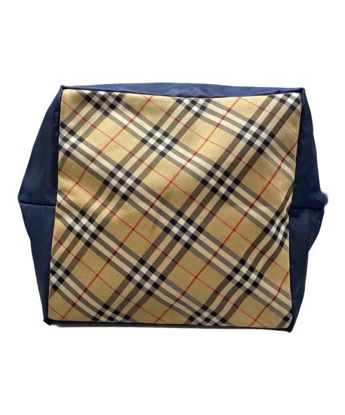 Burberry's（バーバリー）Burberry's (バーバリー) ナイロントートバッグ ネイビーの古着・服飾アイテム