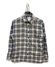 RHC Ron Herman（アールエイチシー ロンハーマン）の古着「長袖シャツ」｜ベージュ×ブルー