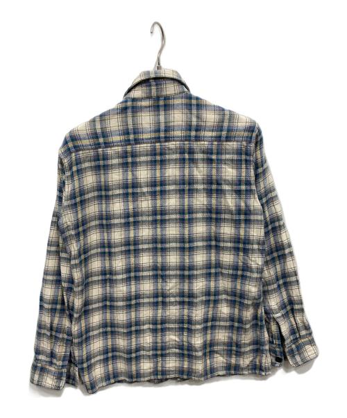 RHC Ron Herman（アールエイチシー ロンハーマン）RHC Ron Herman (アールエイチシー ロンハーマン) 長袖シャツ ベージュ×ブルー サイズ:Mの古着・服飾アイテム
